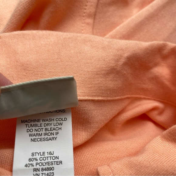 Vintage Peach Zip Up Embroidered Shirt - Picture 12 of 14